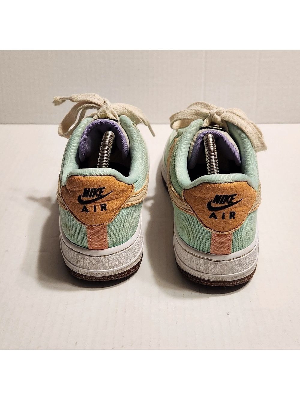 Nike Air Force 1 Low Happy Pineapple Canvas Sneakers Green Size 6 - Picture 6 of 11